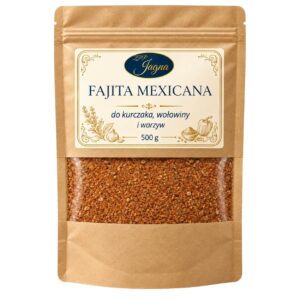 Przyprawa Fajita Mexicana ZPP Jagna 500 g w opakowaniu z przezroczystym okienkiem