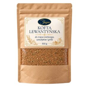 Przyprawa Kofta Lewantyńska 500 g ZPP Jagna w papierowym opakowaniu na białym tle