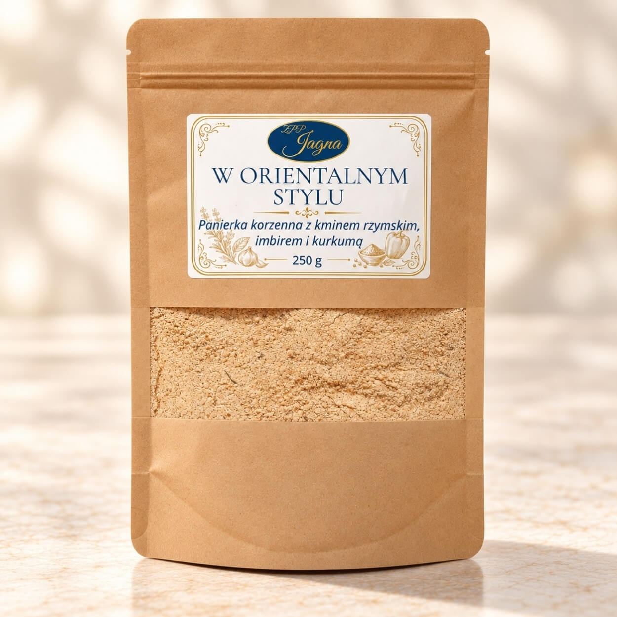 keto panierka korzenna W Orientalnym Stylu 250 g - opakowanie na jasnym blacie