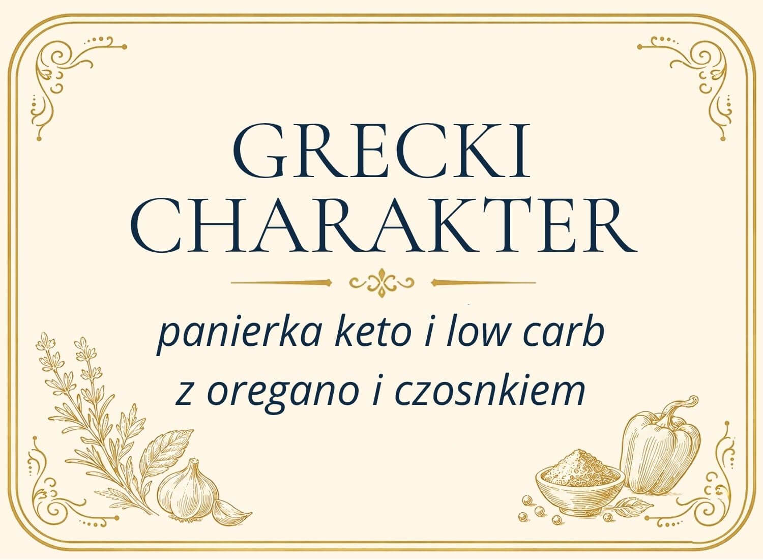 Kurczak w panierce gyros - Grecki Charakter - przepisy
