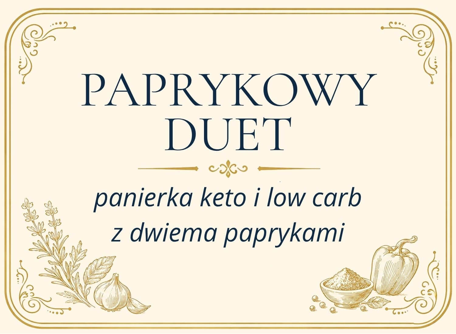Kurczak w panierce paprykowej - Paprykowy Duet - przepisy