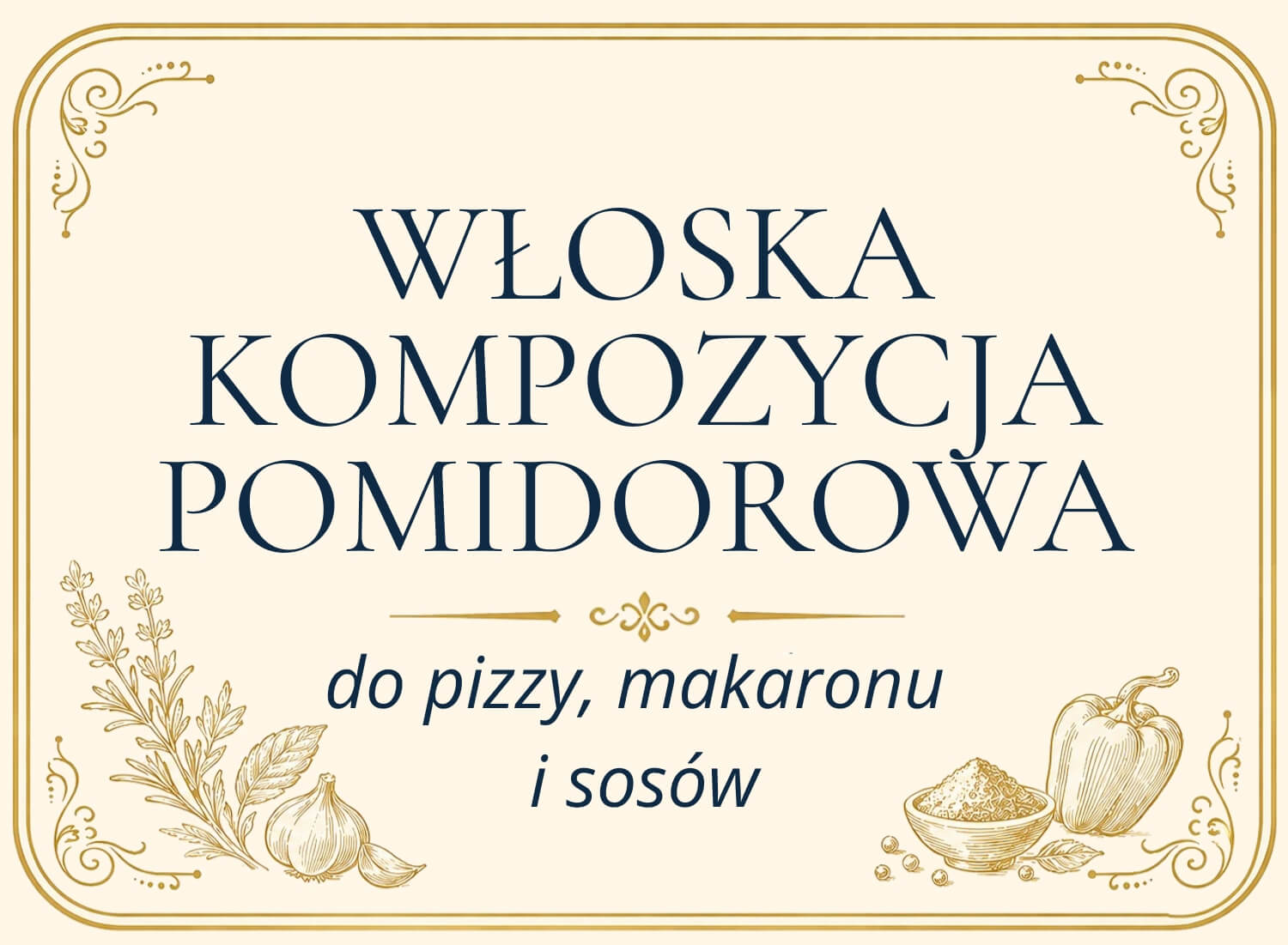 Domowa pizza, zapiekanki i focaccia – przepisy z Włoską Kompozycją Pomidorową