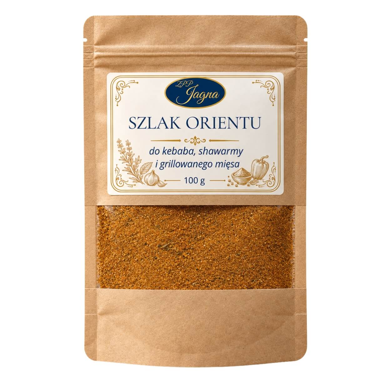 Przyprawa do kebaba Szlak Orientu ZPP Jagna 100 g – przód opakowania na białym tle