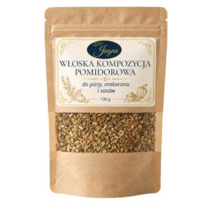 Przyprawa Włoska kompozycja pomidorowa ZPP Jagna 100 g – przód opakowania na białym tle