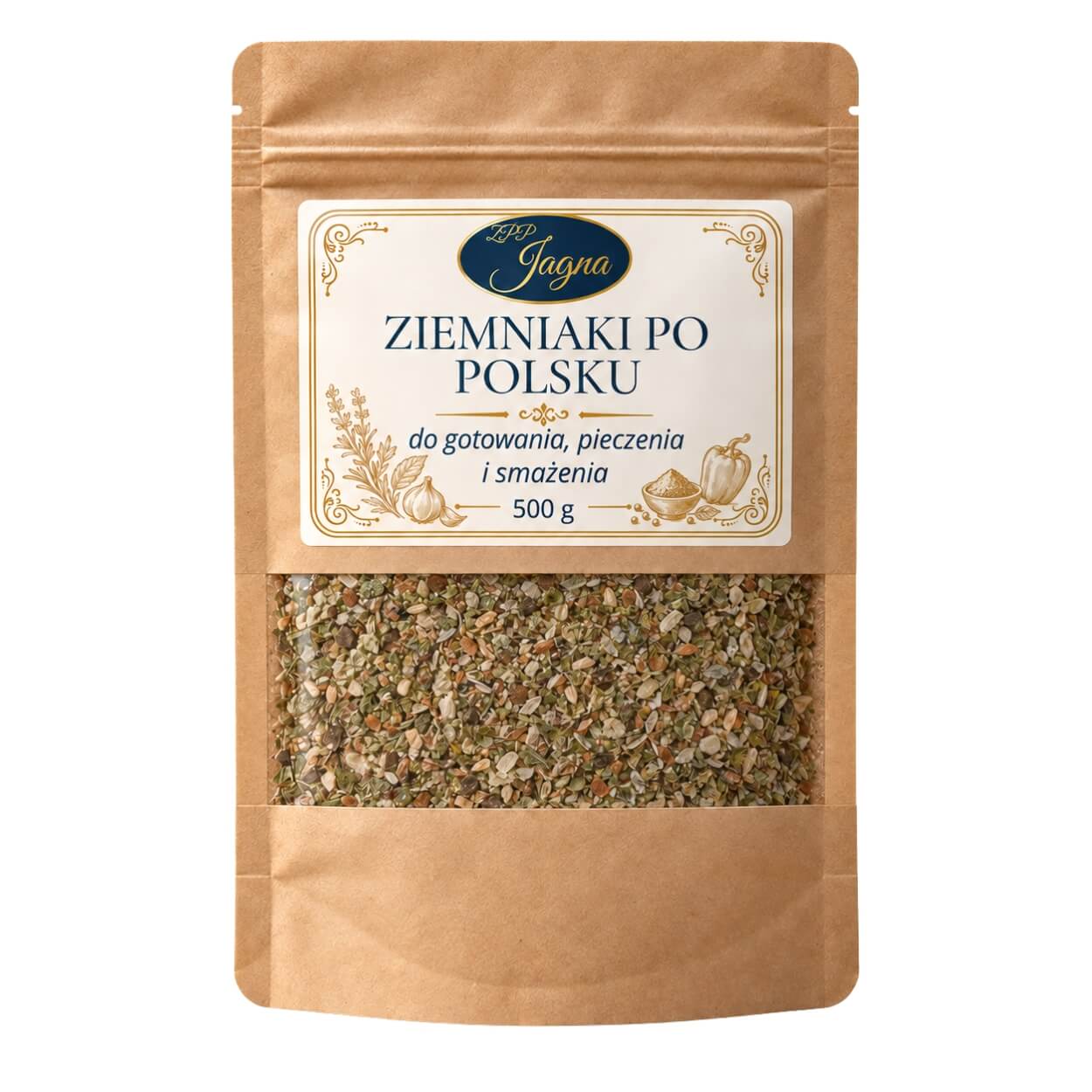 Przyprawa Ziemniaki po polsku ZPP Jagna 500 g – przód opakowania na białym tle